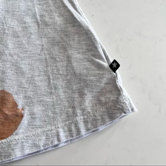 Molo Girls Gray Gold Dot Swing T-shirt size 6 - Picture 6 of 9